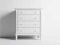 Cómodas de madera 90x42x118 cm - blanco - 4 cajones y diseño clásico